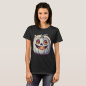 Halloween Kürbis Geist T-shirt (Voorkant volledig)