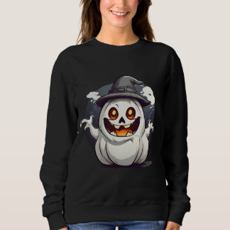 Halloween Kürbis Geist Trui