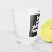 Halloween laat Humor op vel staan Shot Glas (Links)
