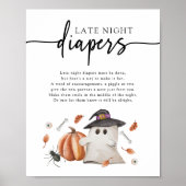 Halloween Laat Nacht Luiers Poster (Voorkant)