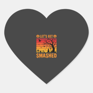 Halloween Laat Ons Verbrijzelen Geheime Begraafpla Hart Sticker
