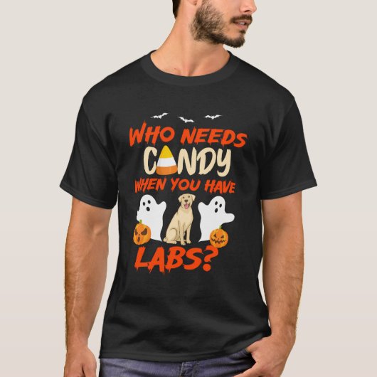 Halloween Lab Pa Labrador Hondenliefhebber Retriev T-shirt (Voorkant)