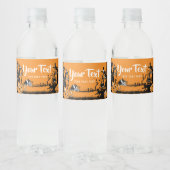 Halloween, label Trick or treat water Waterfles Etiket (Flessen)