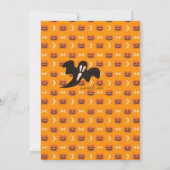 Halloween Label Uitnodiging (Achterkant)