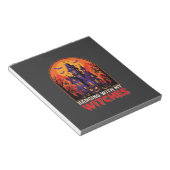 Halloween Laboratorium Monster Pompoen Maan Vector Notitieblok (Schuin)