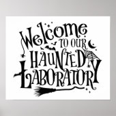 Halloween Laboratorium Wetenschap Poster (Voorkant)