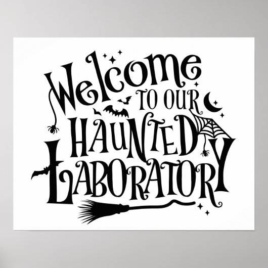 Halloween Laboratorium Wetenschap Poster (Voorkant)