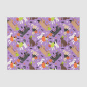 Halloween Labradoodle/Goldendoedle Tissue Paper Tissuepapier (Voorkant)