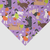 Halloween Labradoodle/Goldendoedle Tissue Paper Tissuepapier (Detail)