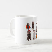 Halloween Labrador hond Koffiemok (Voorkant links)