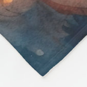 Halloween Labrador met pompoenen eng Fleece Deken (Hoek)