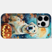 Halloween Labrador Met Pompoenen Griezelen Case-Mate iPhone Case (Achterkant (horizontaal))