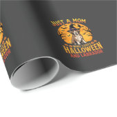 Halloween Labrador Moeder Heks Hond Ontwerp_1 Cadeaupapier (Rol Hoek)