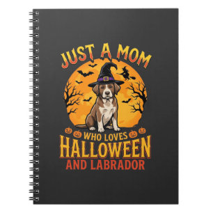 Halloween Labrador Moeder Heks Hond Ontwerp_1 Notitieboek
