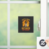 Halloween Labrador Moeder Heks Hond Ontwerp_1 Raamsticker (Huis)