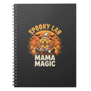 Halloween Labrador Moeder Magie Notitieboek