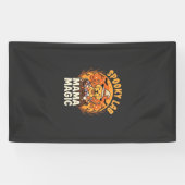 Halloween Labrador Moeder Magie Spandoek (Horizontaal)