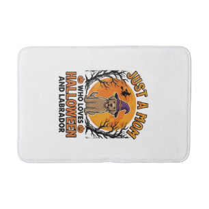 Halloween Labrador Moeder Vintage Hond Design_1 Badmat