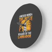 Halloween Labrador Pas op voor de Hond Grote Klok (Hoek)