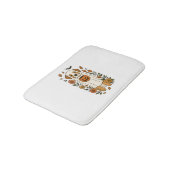 Halloween Labrador Retriever Bloemen Badmat (Gekanteld)