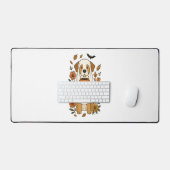 Halloween Labrador Retriever Bloemen Bureaumat (Keyboard & Muis)