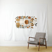 Halloween Labrador Retriever Bloemen Wandkleed (In Situ (horizontaal))