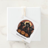 Halloween Labrador Retriever Honden Heksenhonden P Bedankjes Labels (In situ)