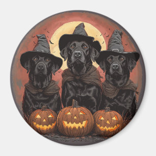Halloween Labrador Retriever Honden Heksenhonden P Magneet