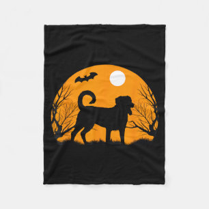 Halloween Labrador Retriever Zwarte Lab Hondeneige Fleece Deken