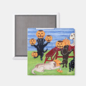 Halloween Labradors! Magneet (Voorkant / Achterkant)