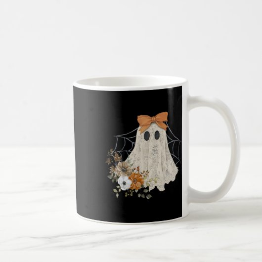 Halloween Lace Ghost Koffiemok (Rechts)