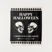 Halloween Lachende Schedels Plezier en Verschrikki