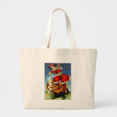  Halloween Lady in Red Grote Tote Bag (Voorkant)