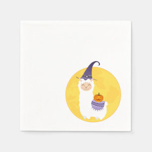 Halloween Lama Feestje Servet