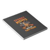 Halloween Lama Nacht Notitieblok (Schuin)