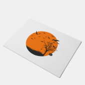 Halloween Landscape Halloween Design Deurmat (Schuin)