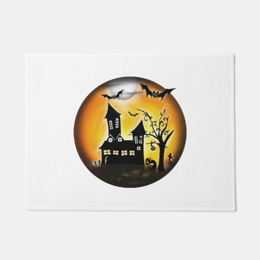 Halloween landschap deurmat (Voorkant)