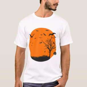 Halloween Landschap Halloween Ontwerp T-shirt