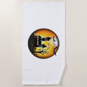 Halloween landschap strandlaken (Voorkant)