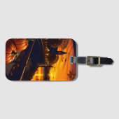 Halloween Landschap Twee Bagagelabel (Voorkant (horizontaal))