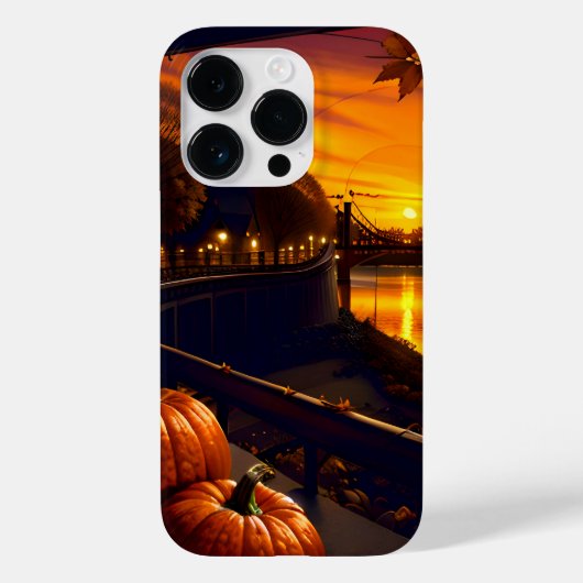 Halloween Landschap Twee Case-Mate iPhone Case (Achterkant)