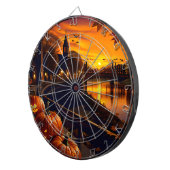 Halloween Landschap Twee Dartbord (Voorkant Rechts)