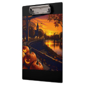 Halloween Landschap Twee Klembord (Links)