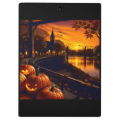 Halloween Landschap Twee Klembord (Achterkant)
