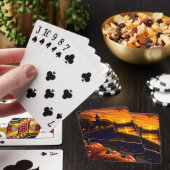 Halloween Landschap Twee Pokerkaarten (Insitu)