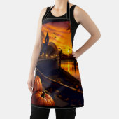 Halloween Landschap Twee Schort (Insitu)