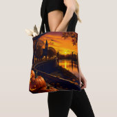 Halloween Landschap Twee Tote Bag (Dichtbij)