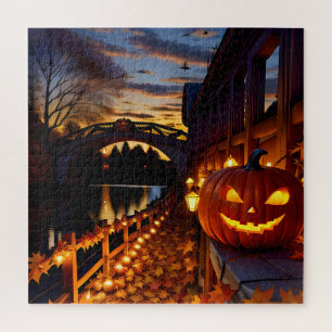 Halloween Landschap Vier Legpuzzel