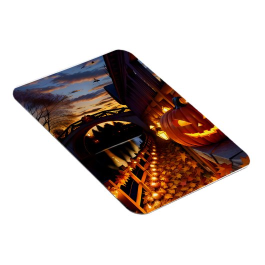 Halloween Landschap Vier Magneet (Rechterzijde)