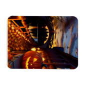 Halloween Landschap Vier Magneet (Horizontaal)